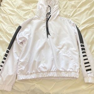 Forever21 white windbreaker